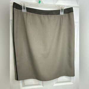 Norton McNaughton Gray Pencil Skirt